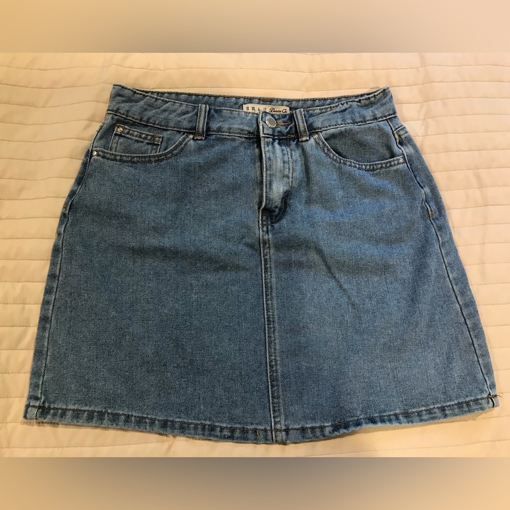 Denim Mini Skirt